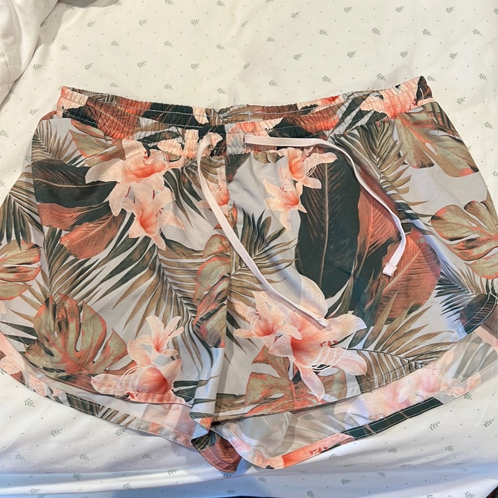 Old navy floral print running shorts